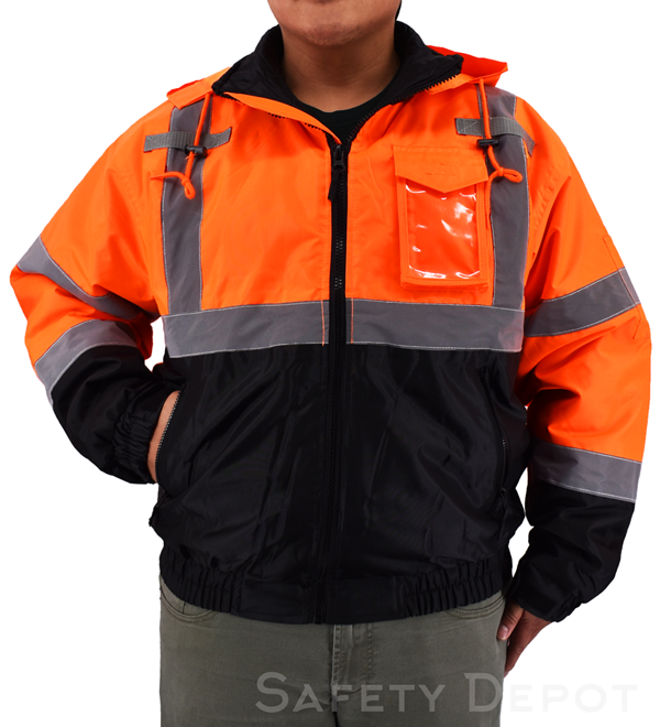 Warm hi vis jacket sale